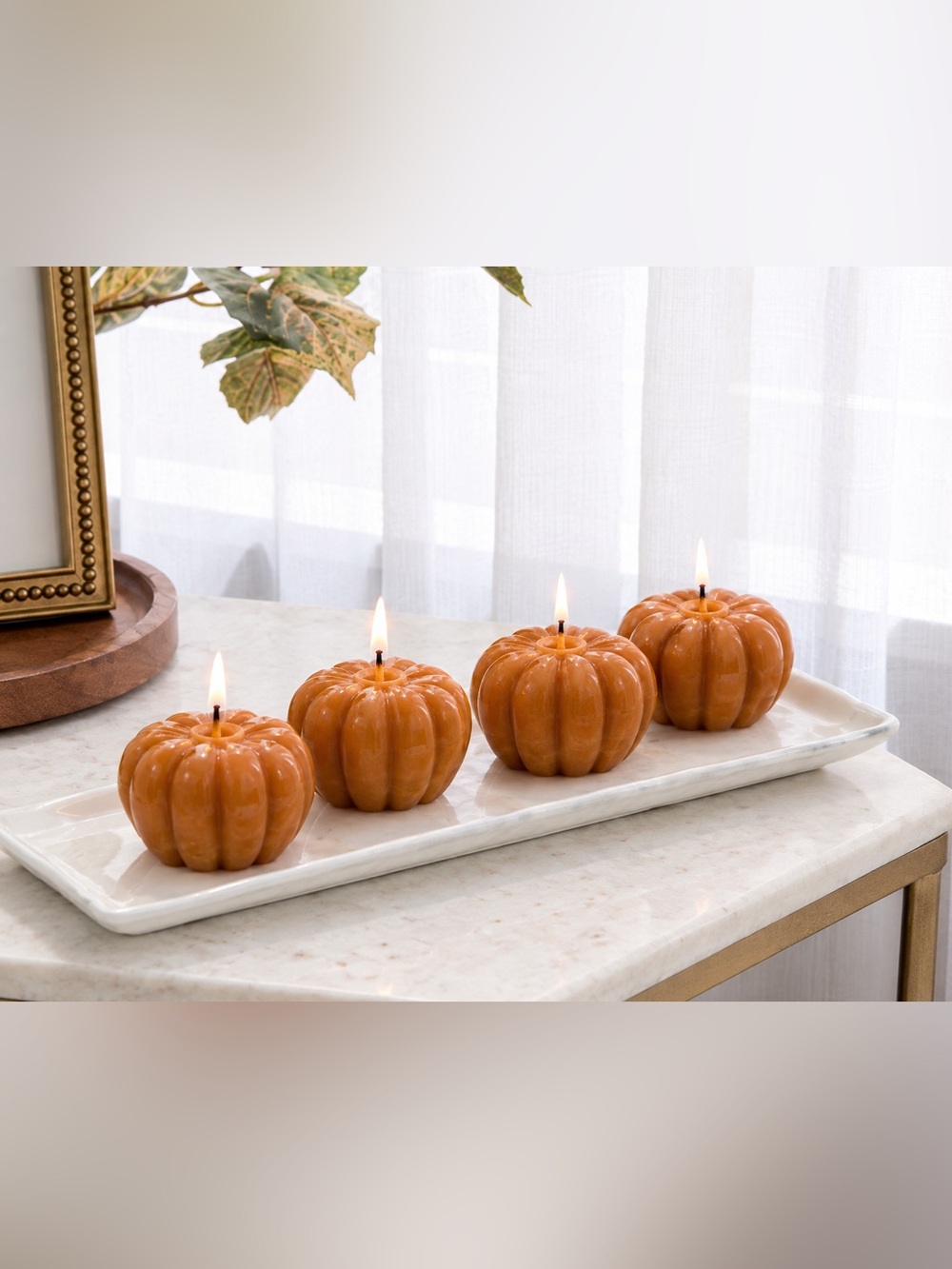 Threshold Orange Pumpkin Candles, Vanilla Pumpkin Candles